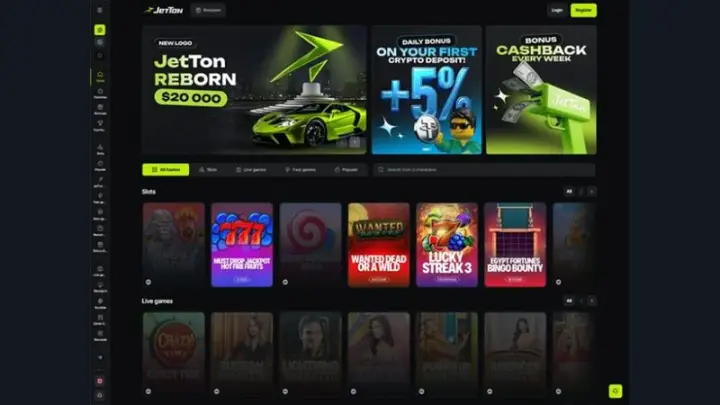 JetTon, casino online con USDT y TON