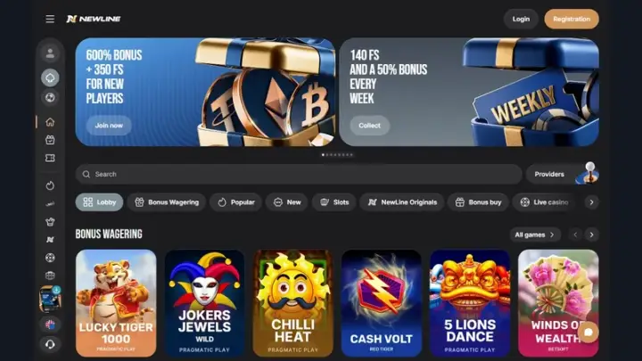 NewLine, casino online con licencia de Anjouan