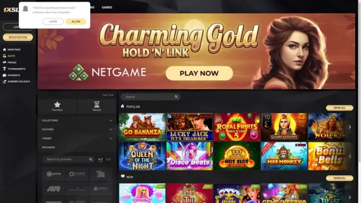 1xSlots, casino online de tragamonedas