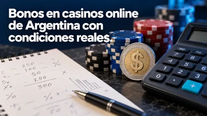 Bonos en casinos online de Argentina con condiciones reales