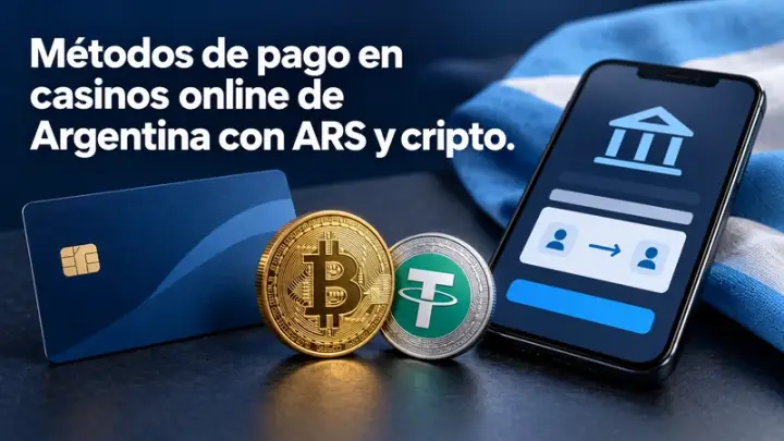 Métodos de pago en casinos online de Argentina con ARS y cripto